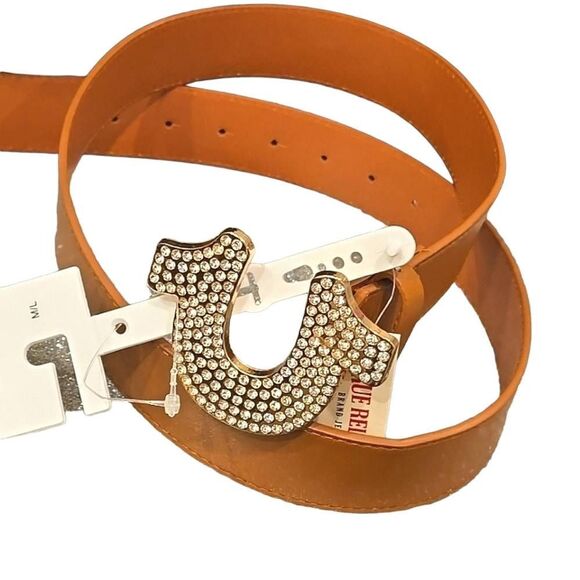 True Religion Rhinestone Horseshoe Buckle Belt main image 7
